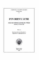 Cover for D'un Orient l'autre