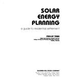 Cover for Solar energy planning