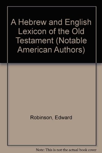Cover for A Hebrew and English Lexicon of the Old Testament