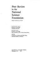 Cover for Peer review in the National Science Foundation