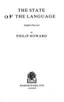 Cover for The state of the language