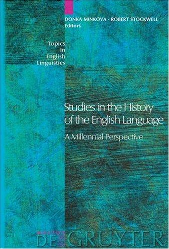 Cover for Studies in the history of the English language
