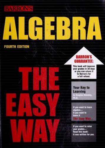 Cover for Algebra, the easy way