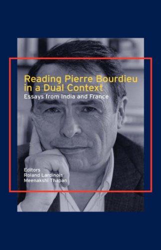 Cover for Reading Pierre Bourdieu in a Dual Context