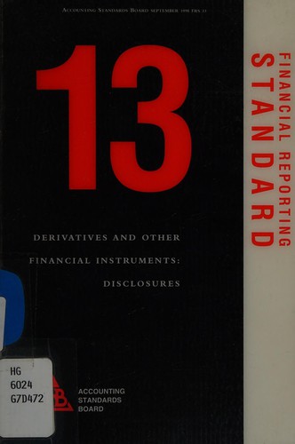 Cover for Derivatives and other financial instruments