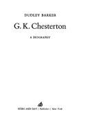 Cover for G. K. Chesterton