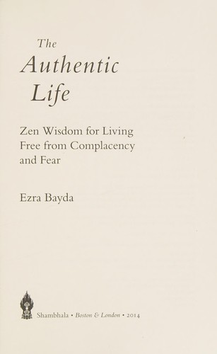 Cover for The authentic life