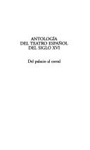 Cover for Antología del teatro español del siglo XVI