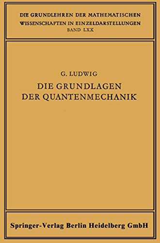 Cover for Die Grundlagen der Quantenmechanik