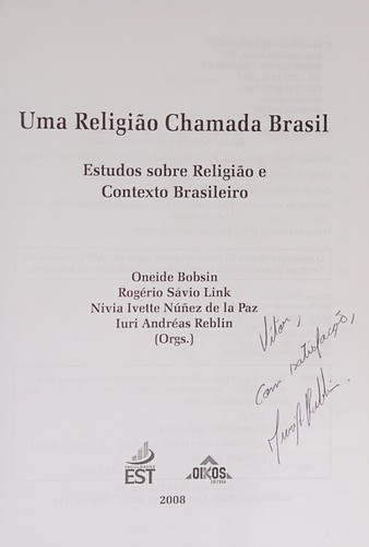 Cover for Uma religião chamada Brasil