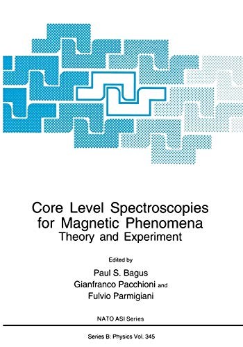 Cover for Core Level Spectroscopies for Magnetic Phenomena