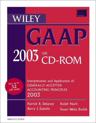 Cover for Wiley Gaap 2003