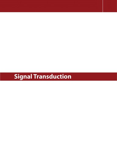 Cover for Signal transduction