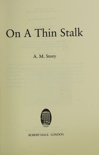 Cover for On a Thin Stalk