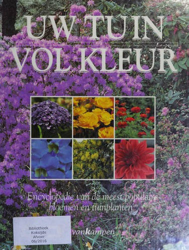 Cover for Uw tuin vol kleur