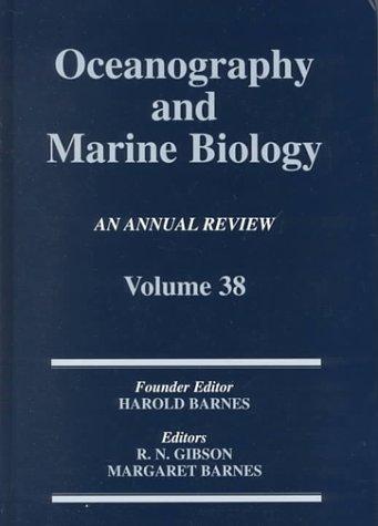 Cover for Oceanography and Marine Biology Volume 38