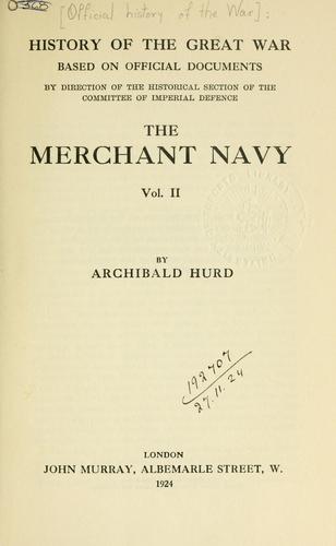 Cover for The merchant navy.