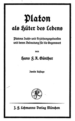Cover for Platon als Hüter des Lebens