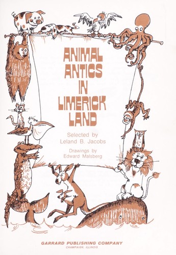 Cover for Animal antics in limerick land.