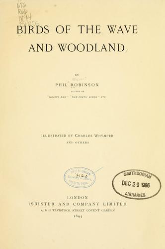 Cover for Birds of the wave and woodland.