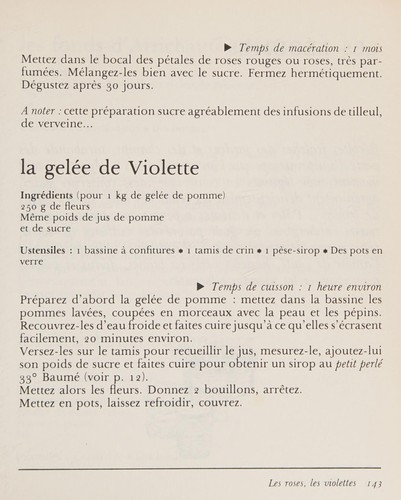 Cover for Les conserves et les confitures