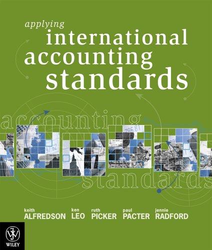 Cover for Applying International Accounting Standards