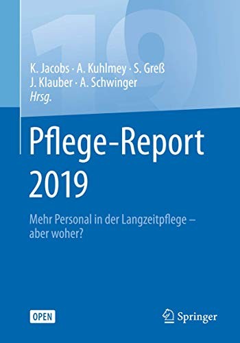 Cover for Pflege-Report 2019