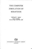 Cover for The computer simulation of behaviour