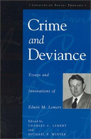 Cover for Crime and Deviance