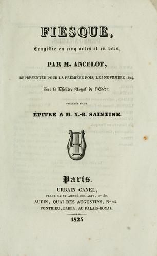 Cover for Fiesque