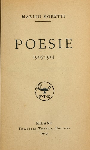 Cover for Poesie, 1905-1914