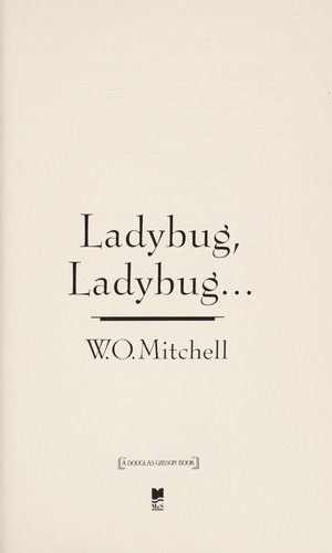 Cover for Ladybug, Ladybug ...