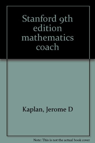 Cover for Stanford 9th edition mathematics coach
