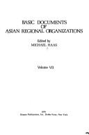 Cover for Basic Documents of Asian Regional Organizations