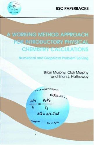 Cover for PHYSICAL CHEMISTRY CALCULATION (RSC Paperbacks)