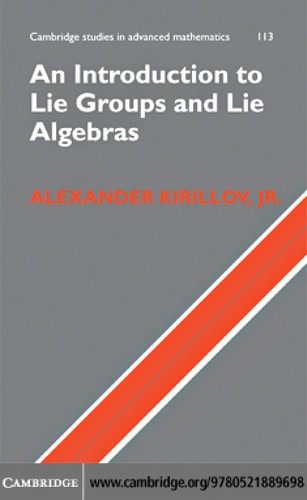 Cover for Introduction to Lie groups and Lie algebras