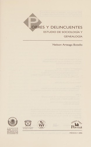 Cover for Pobres y delincuentes