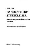 Cover for Dansk-norske studierejser