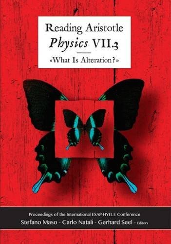 Cover for Reading Aristotle's Physics VII.3