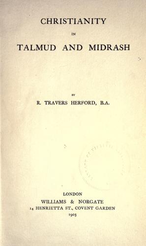 Cover for Christianity in Talmud and Midrash
