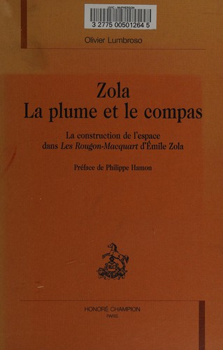 Cover for Zola, la plume et le compas