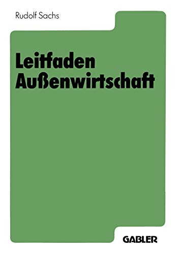 Cover for Leitfaden Aussenwirtschaft
