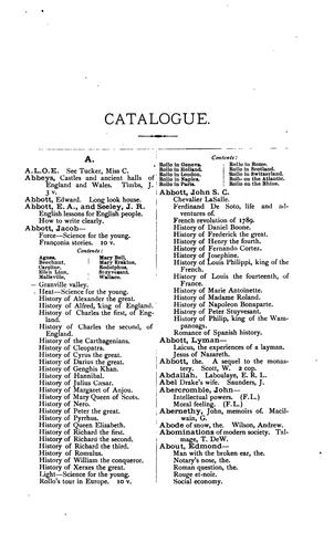 Cover for Catalogue of the Library Association of Portland, Oregon