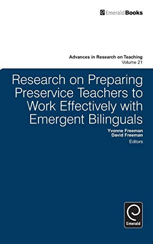 Cover for Research on Preparing Preservice Teachers to Work Effectively with Emergent Bilinguals