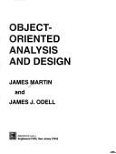 Cover for Object-oriented analysis and design