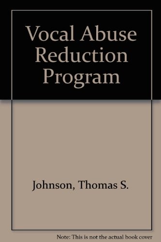 Cover for Vocal abuse reduction program