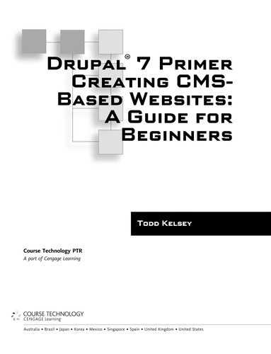 Cover for Drupal 7 primer