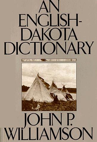 Cover for An English-Dakota dictionary