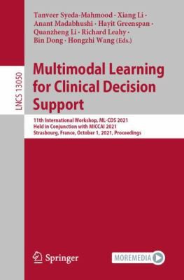 Cover for Multimodal Learning for Clinical Decision Support