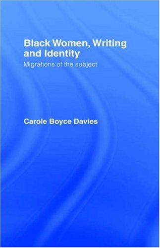 Cover for Black women, writing, and identity